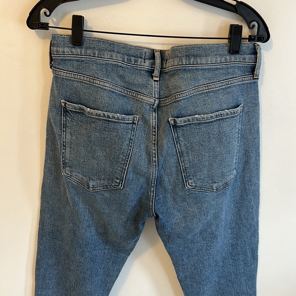 Agolde Toni Mid Rise Straight Jeans - Picture 5 of 9